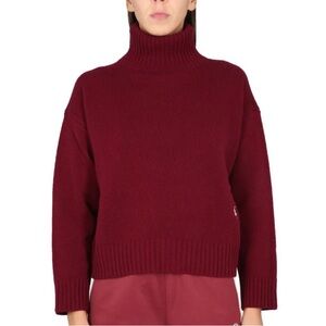 Sporty & Rich SRC Turtleneck Knit in Merlot